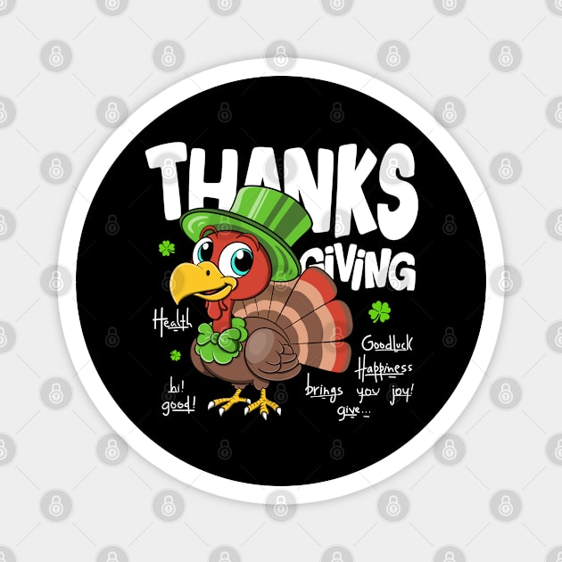 Thanksgiving Turkey Cute Magnet by Nine Tailed Cat